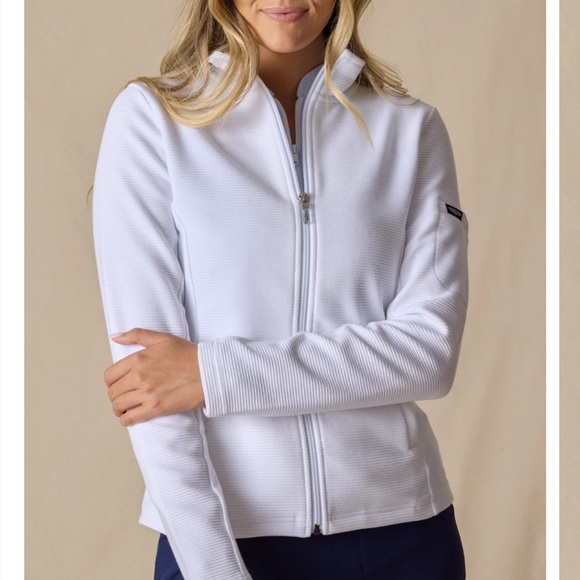 Straight Down Jackets & Blazers - Straight Down swing jacket white large
